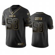Wholesale Cheap Nike Cowboys #58 Robert Quinn Black Golden Limited Edition Stitched NFL Jersey