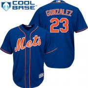 Wholesale Cheap Mets #23 Adrian Gonzalez Blue Cool Base Stitched Youth MLB Jersey