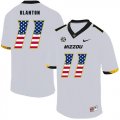 Wholesale Cheap Missouri Tigers 11 Kendall Blanton White USA Flag Nike College Football Jersey