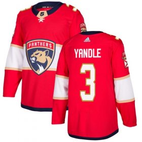 Wholesale Cheap Adidas Panthers #3 Keith Yandle Red Home Authentic Stitched Youth NHL Jersey