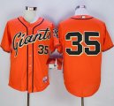 Wholesale Cheap Giants #35 Brandon Crawford Orange Alternate Cool Base Stitched MLB Jersey