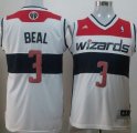 Wholesale Cheap Washington Wizards #3 Bradley Beal Revolution 30 Swingman White Jersey