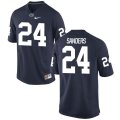 Wholesale Cheap Men's Penn State Nittany Lions #24 Miles Sanders Navy Blue College Football Stitched Nike NCAA Jersey