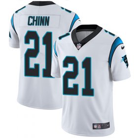 Wholesale Cheap Nike Panthers #21 Jeremy Chinn White Men\'s Stitched NFL Vapor Untouchable Limited Jersey