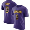 Cheap Men's Los Angeles Lakers #3 Anthony Davis Purple 2022-23 Statement Edition Long Sleeve T-Shirt