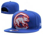 Wholesale Cheap MLB Chicago Cubs Snapback Ajustable Cap Hat YD 1