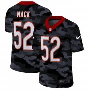 Cheap Chicago Bears #52 Khalil Mack Men's Nike 2020 Black CAMO Vapor Untouchable Limited Stitched NFL Jersey