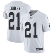 Wholesale Cheap Nike Raiders #21 Gareon Conley White Youth Stitched NFL Vapor Untouchable Limited Jersey