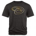 Wholesale Cheap Arizona Diamondbacks Fanatics Apparel Gold Collection Tri-Blend T-Shirt Black