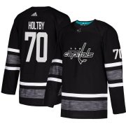 Wholesale Cheap Adidas Capitals #70 Braden Holtby Black Authentic 2019 All-Star Stitched Youth NHL Jersey