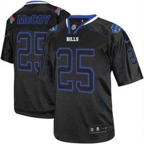 Wholesale Cheap Nike Bills #25 LeSean McCoy Lights Out Black Men\'s Stitched NFL Elite Jersey