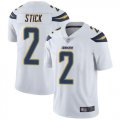 Wholesale Cheap Nike Chargers #2 Easton Stick White Men's Stitched NFL Vapor Untouchable Limited Jersey