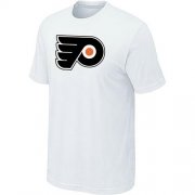 Wholesale Cheap Philadelphia Flyers Big & Tall Logo White NHL T-Shirt