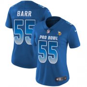 Wholesale Cheap Nike Vikings #55 Anthony Barr Royal Women's Stitched NFL Limited NFC 2018 Pro Bowl Jersey
