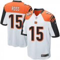 Wholesale Cheap Nike Bengals #15 John Ross White Youth Stitched NFL Elite Jersey