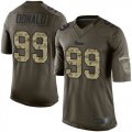 Wholesale Cheap Nike Rams #99 Aaron Donald Green Men's Stitched NFL Limited 2015 Salute to Service Jersey