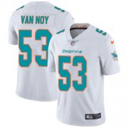 Wholesale Cheap Nike Dolphins #53 Kyle Van Noy White Men's Stitched NFL Vapor Untouchable Limited Jersey