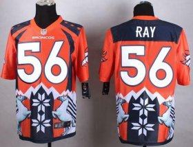 Wholesale Cheap Nike Broncos #56 Shane Ray Orange Men\'s Stitched NFL Elite Noble Fashion Jersey