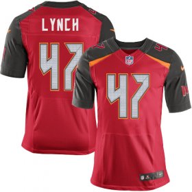 Wholesale Cheap Nike Buccaneers #47 John Lynch Red Team Color Men\'s Stitched NFL New Elite Jersey