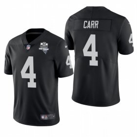 Wholesale Cheap Las Vegas Raiders #4 Derek Carr Men\'s Nike 2020 Inaugural Season Vapor Limited NFL Jersey Black
