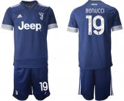 Wholesale Cheap Men 2020-2021 club Juventus away 19 blue Soccer Jerseys