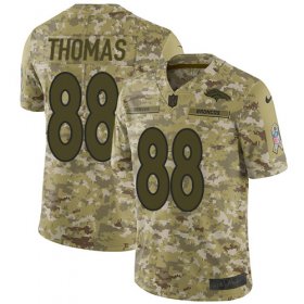 Wholesale Cheap Nike Broncos #88 Demaryius Thomas Camo Men\'s Stitched NFL Limited 2018 Salute To Service Jersey