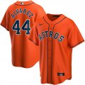 Wholesale Cheap Men's Houston Astros Orange #44 Yordan Alvarez Cool Base Stitched MLB Jersey