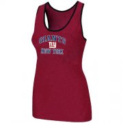 Wholesale Cheap Women's Nike New York Giants Heart & Soul Tri-Blend Racerback Stretch Tank Top Red