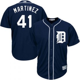 Wholesale Cheap Tigers #41 Victor Martinez Navy Blue Cool Base Stitched Youth MLB Jersey