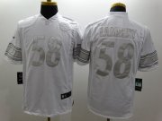 Wholesale Cheap Nike Steelers #58 Jack Lambert White Men's Stitched NFL Limited Platinum Jersey
