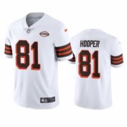 Wholesale Cheap Cleveland Browns 81 Austin Hooper Nike 1946 Collection Alternate Vapor Limited NFL Jersey White