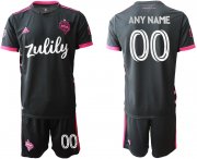 Wholesale Cheap Men 2020-2021 club Seattle Sounders away customized black Soccer Jerseys