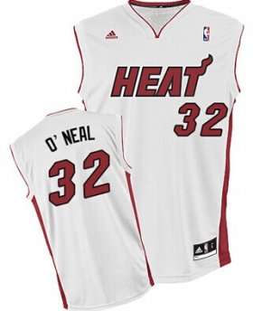 Wholesale Cheap Miami Heat Blank #32 Shaquille O\'neal White Swingman Jersey