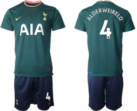 Wholesale Cheap Men 2020-2021 club Tottenham Hotspur away 4 green Soccer Jerseys