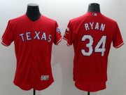 Wholesale Cheap Rangers #34 Nolan Ryan Red Flexbase Authentic Collection Stitched MLB Jersey
