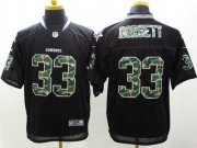 Wholesale Cheap Nike Cowboys #33 Tony Dorsett Black Men's Stitched NFL Elite Camo Fashion Jersey