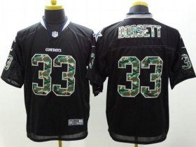 Wholesale Cheap Nike Cowboys #33 Tony Dorsett Black Men\'s Stitched NFL Elite Camo Fashion Jersey