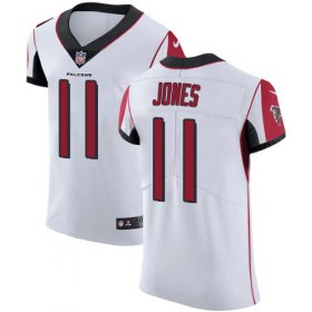 Wholesale Cheap Nike Falcons #11 Julio Jones White Men\'s Stitched NFL Vapor Untouchable Elite Jersey