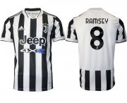 Wholesale Cheap Men 2021-2022 Club Juventus home aaa version white 8 Adidas Soccer Jersey