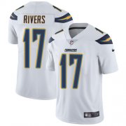 Wholesale Cheap Nike Chargers #17 Philip Rivers White Men's Stitched NFL Vapor Untouchable Limited Jersey