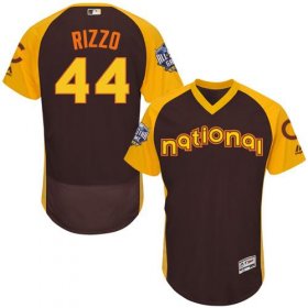 Wholesale Cheap Cubs #44 Anthony Rizzo Brown Flexbase Authentic Collection 2016 All-Star National League Stitched MLB Jersey
