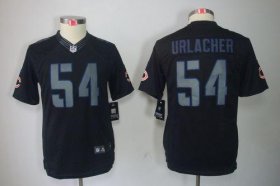 Wholesale Cheap Nike Bears #54 Brian Urlacher Black Impact Youth Stitched NFL Limited Jersey