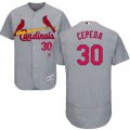 Wholesale Cheap Cardinals #30 Orlando Cepeda Grey Flexbase Authentic Collection Stitched MLB Jersey