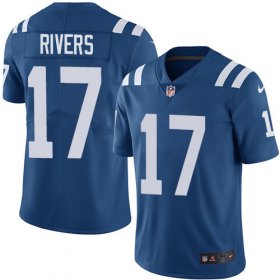 Wholesale Cheap Nike Colts #17 Philip Rivers Royal Blue Team Color Men\'s Stitched NFL Vapor Untouchable Limited Jersey