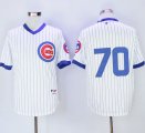 Wholesale Cheap Cubs #70 Joe Maddon White 1988 Turn Back The Clock Stitched MLB Jersey