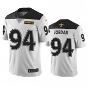 Wholesale Cheap New Orleans Saints #94 Cameron Jordan White Vapor Limited City Edition NFL Jersey
