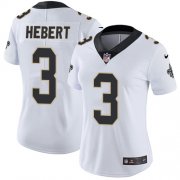 Wholesale Cheap Nike Saints #3 Bobby Hebert White Women's Stitched NFL Vapor Untouchable Limited Jersey