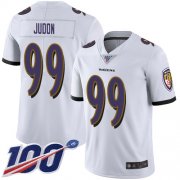 Wholesale Cheap Nike Ravens #99 Matthew Judon White Youth Stitched NFL 100th Season Vapor Untouchable Limited Jersey