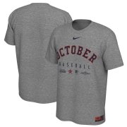 Wholesale Cheap Houston Astros Nike 2019 Postseason Legend October T-Shirt Heather Gray