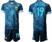 Wholesale Cheap Men 2021 National Argentina away 19 blue soccer jerseys
